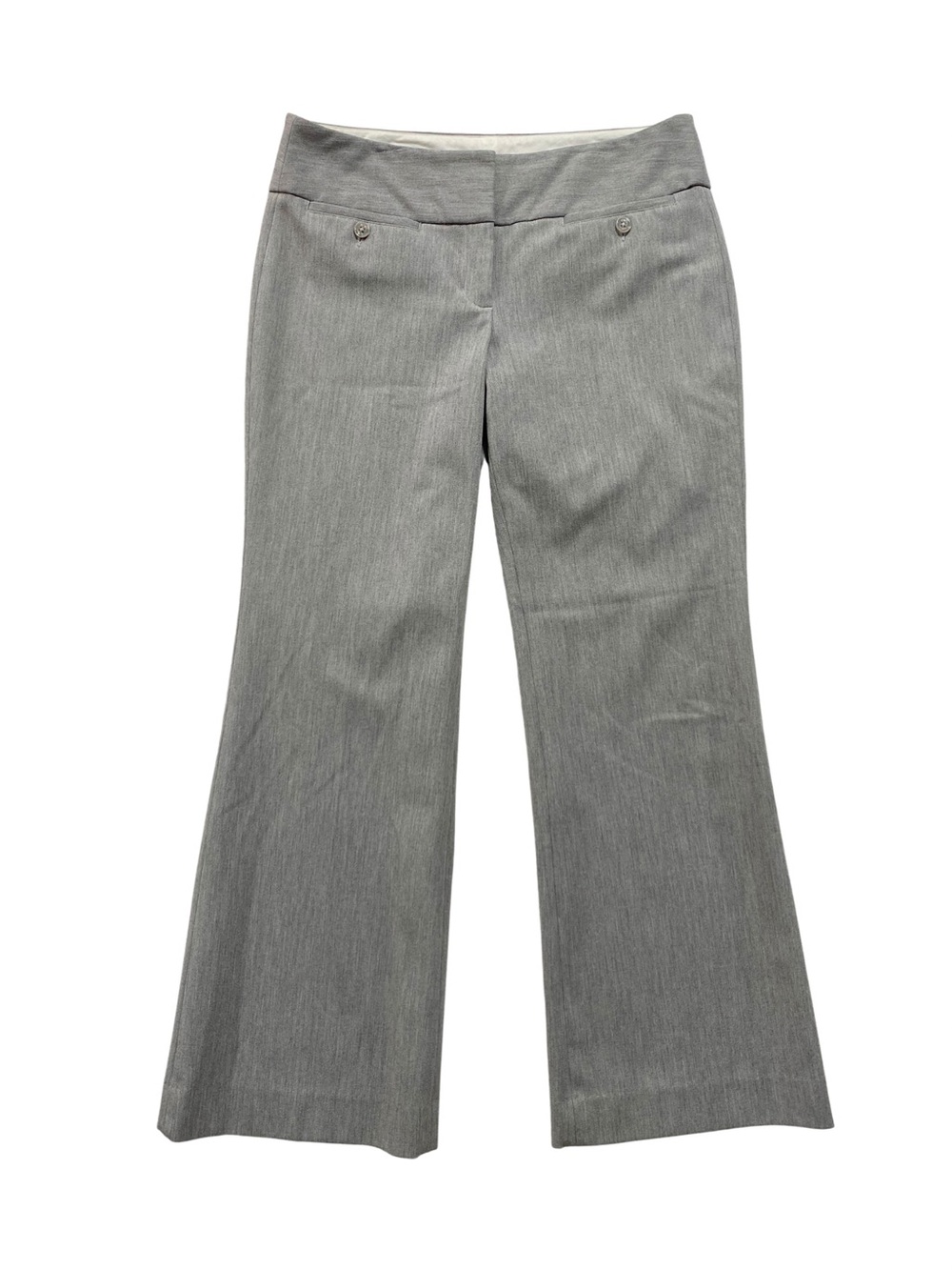 Express Editor Gray Heather Bootcut Trousers Flare Dress Pants Size 6S